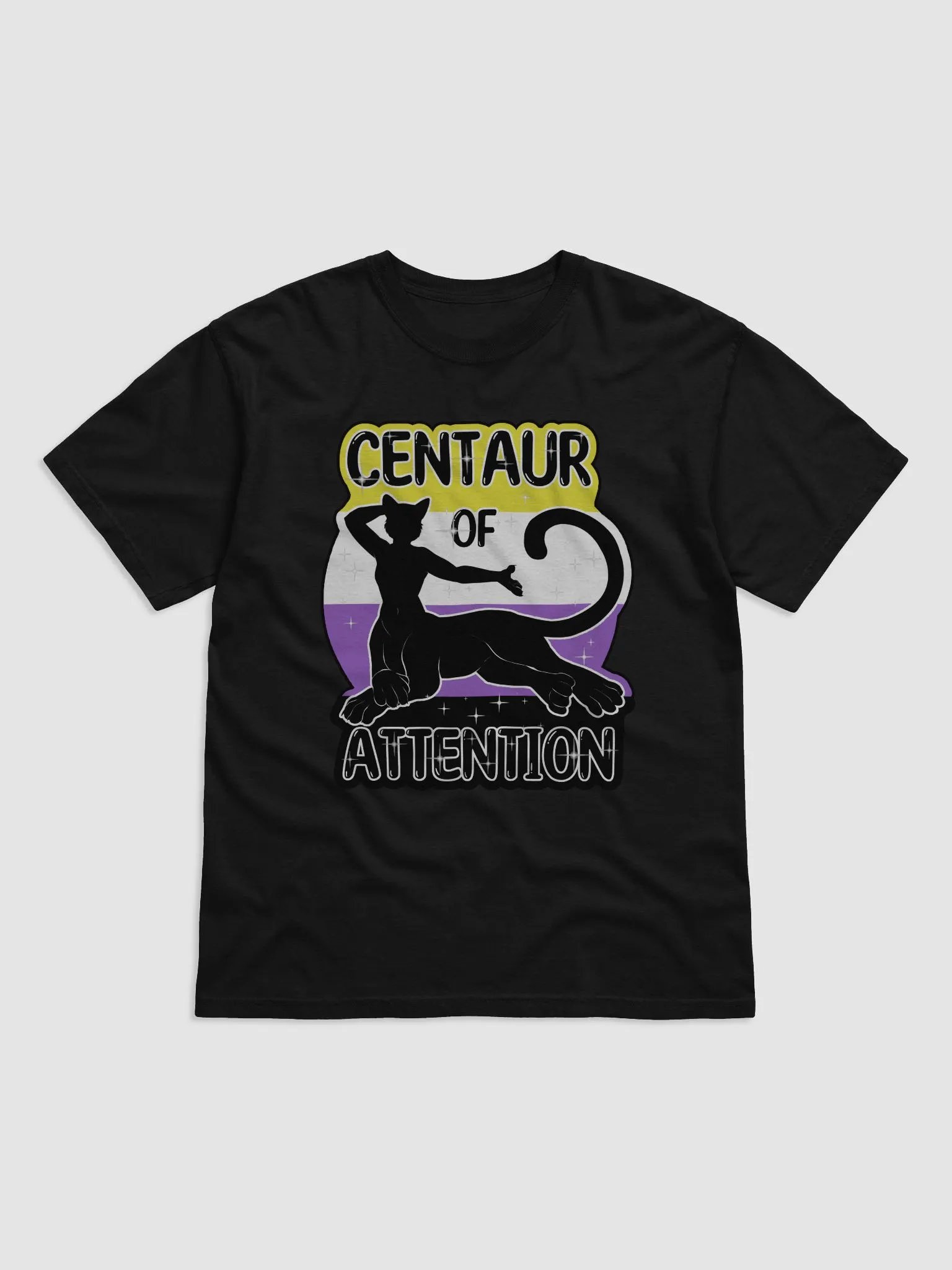 Nonbinary Pride Centaur of Attention Graphic Tee product image (1)