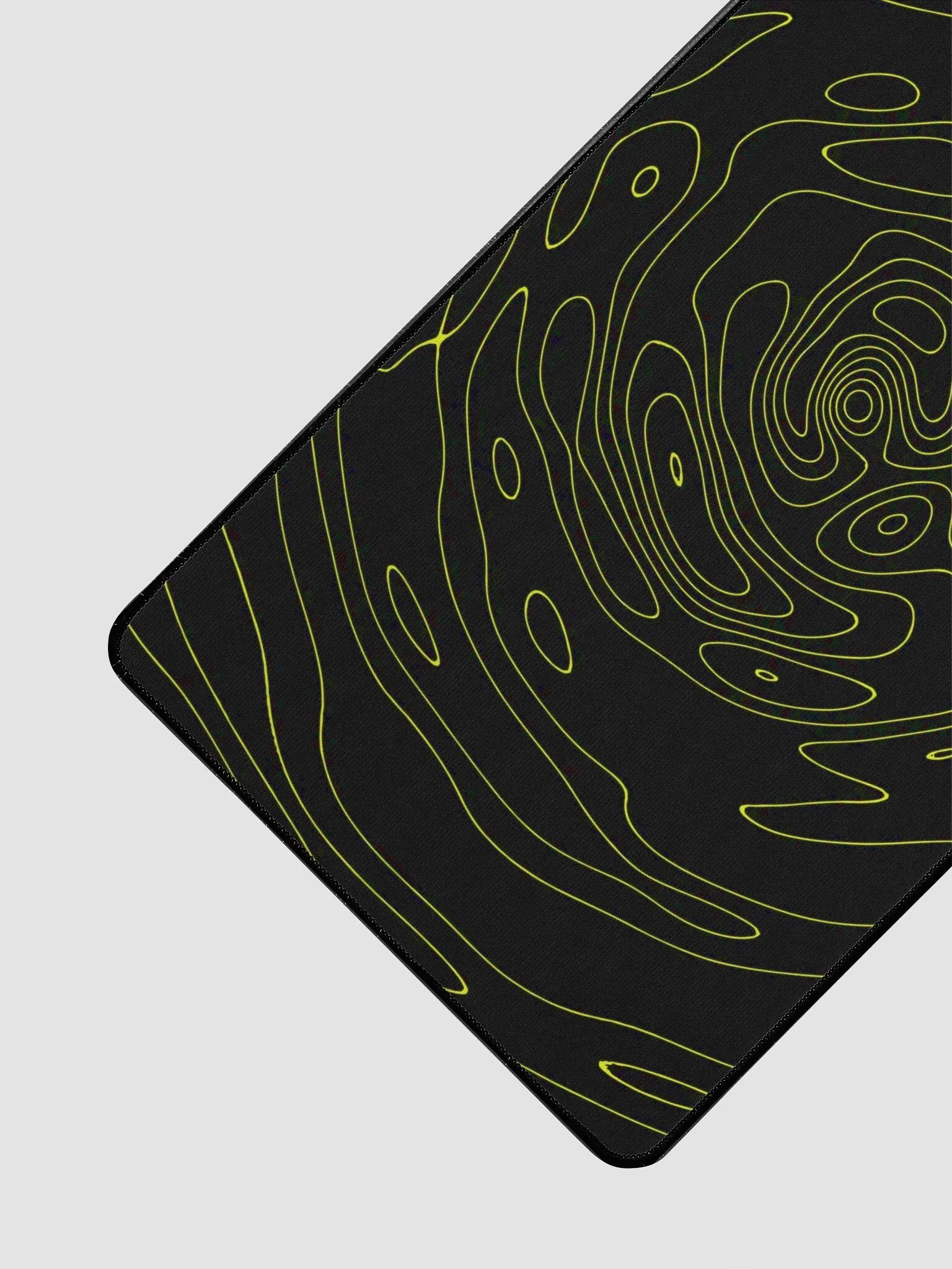 Black & Yellow Topo Mousepad Stocked Up product image (3)