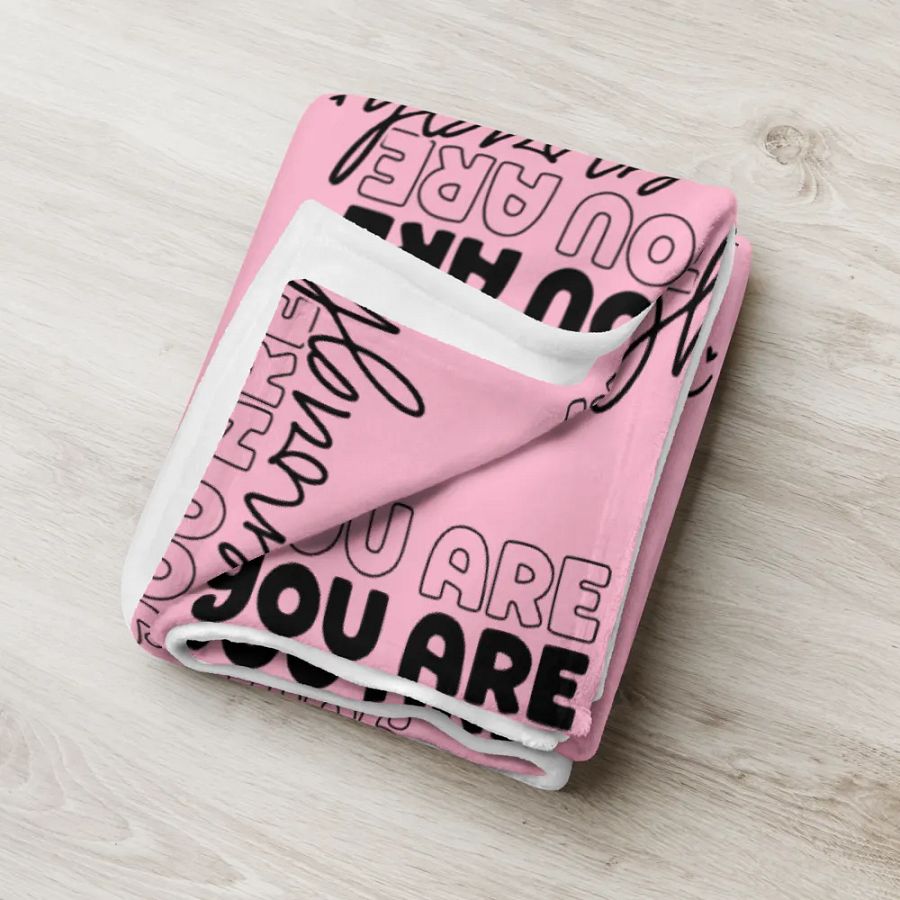 You Are Enough Blanket product image (6)