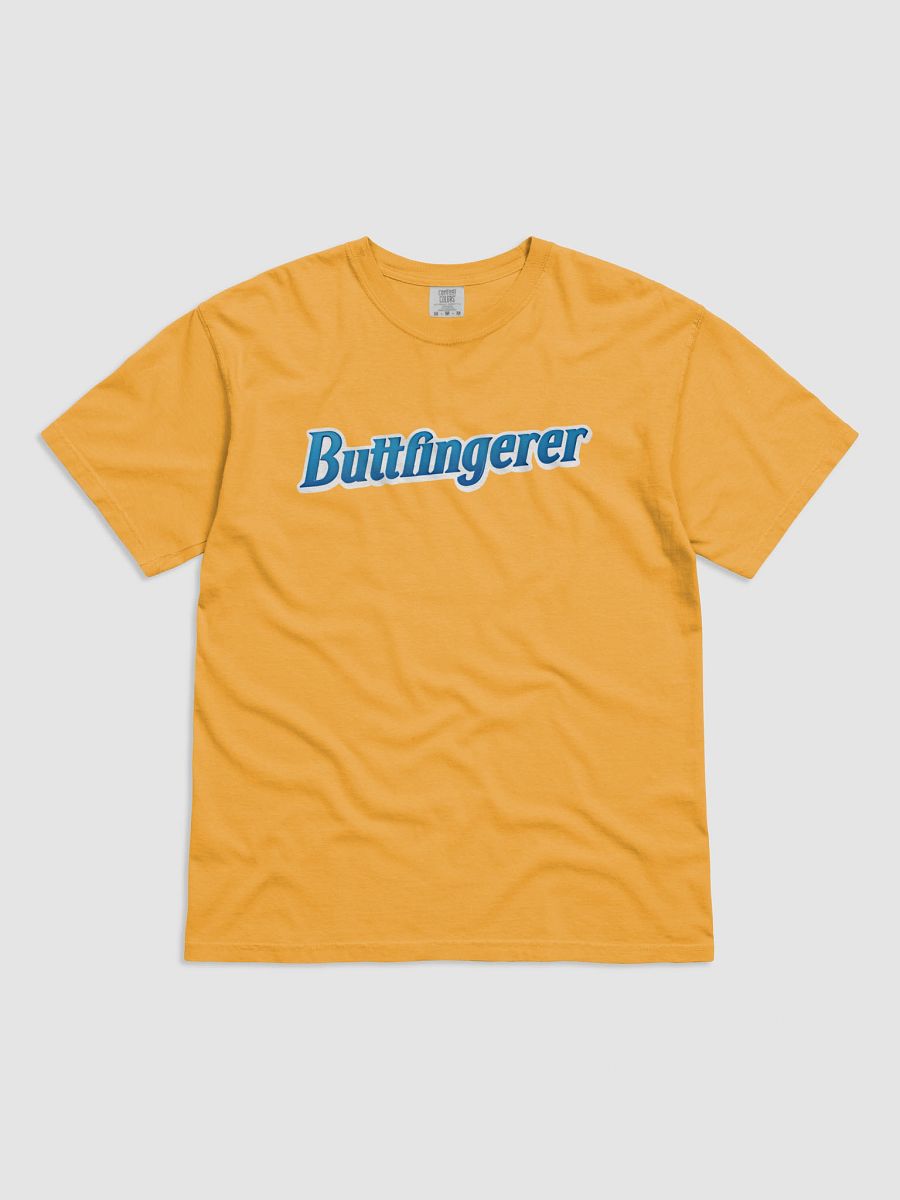 Buttingerer Parody-Style Bold Yellow T-Shirt product image (25)
