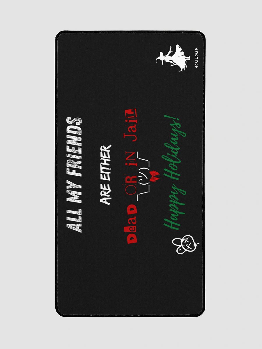 All My Friends Desk Mat (Black) product image (2)