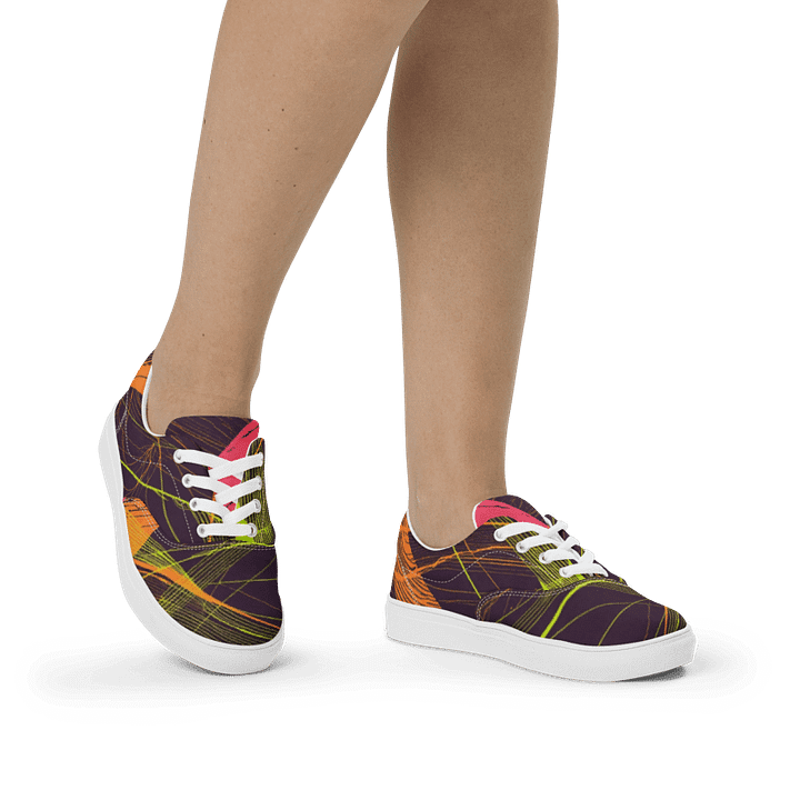Vivid Flow Women's Canvas Shoes product image (2)