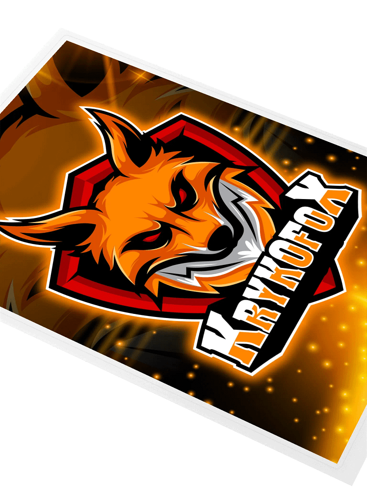 Fiery Fox Shield Kiss Cut Sticker Sheet product image (2)