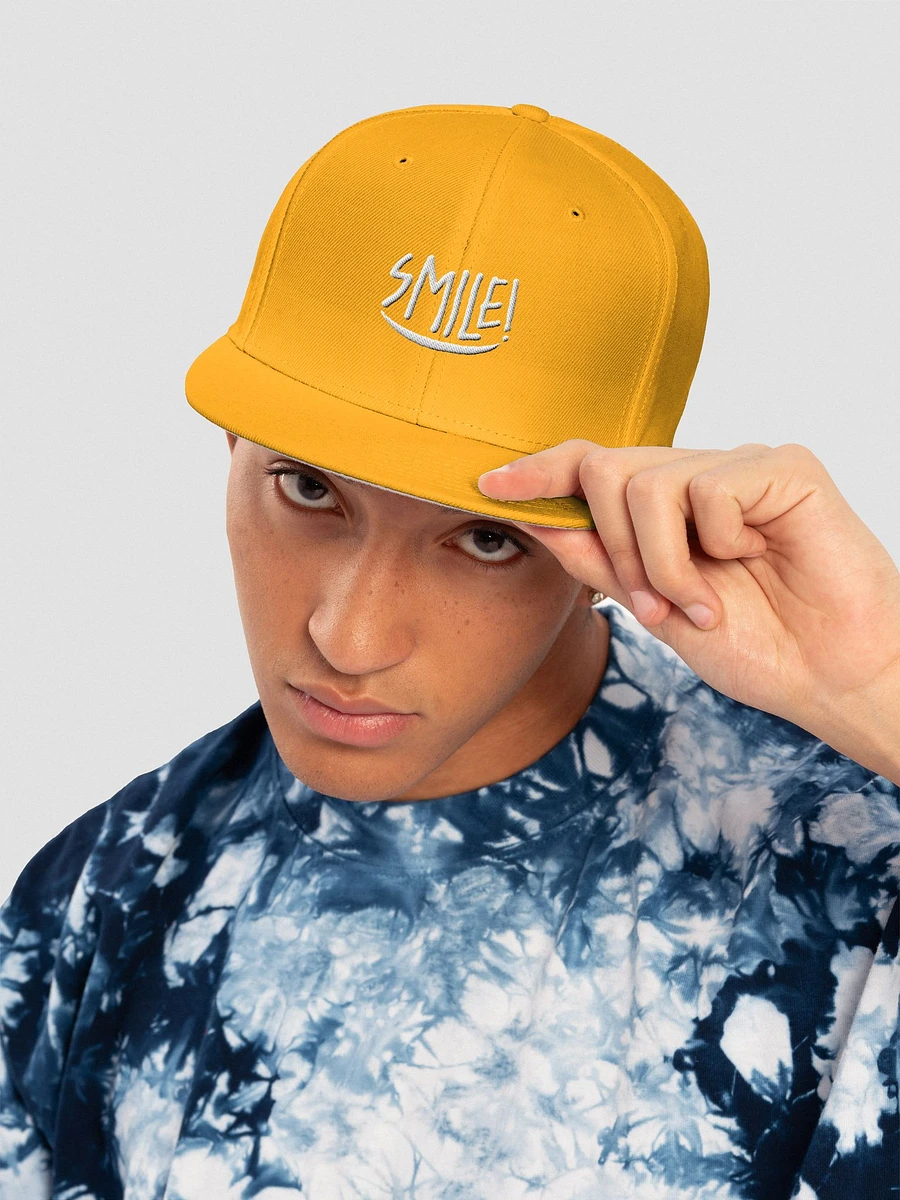 Cappellino “SMILE!” snapback - ricamo bianco product image (5)