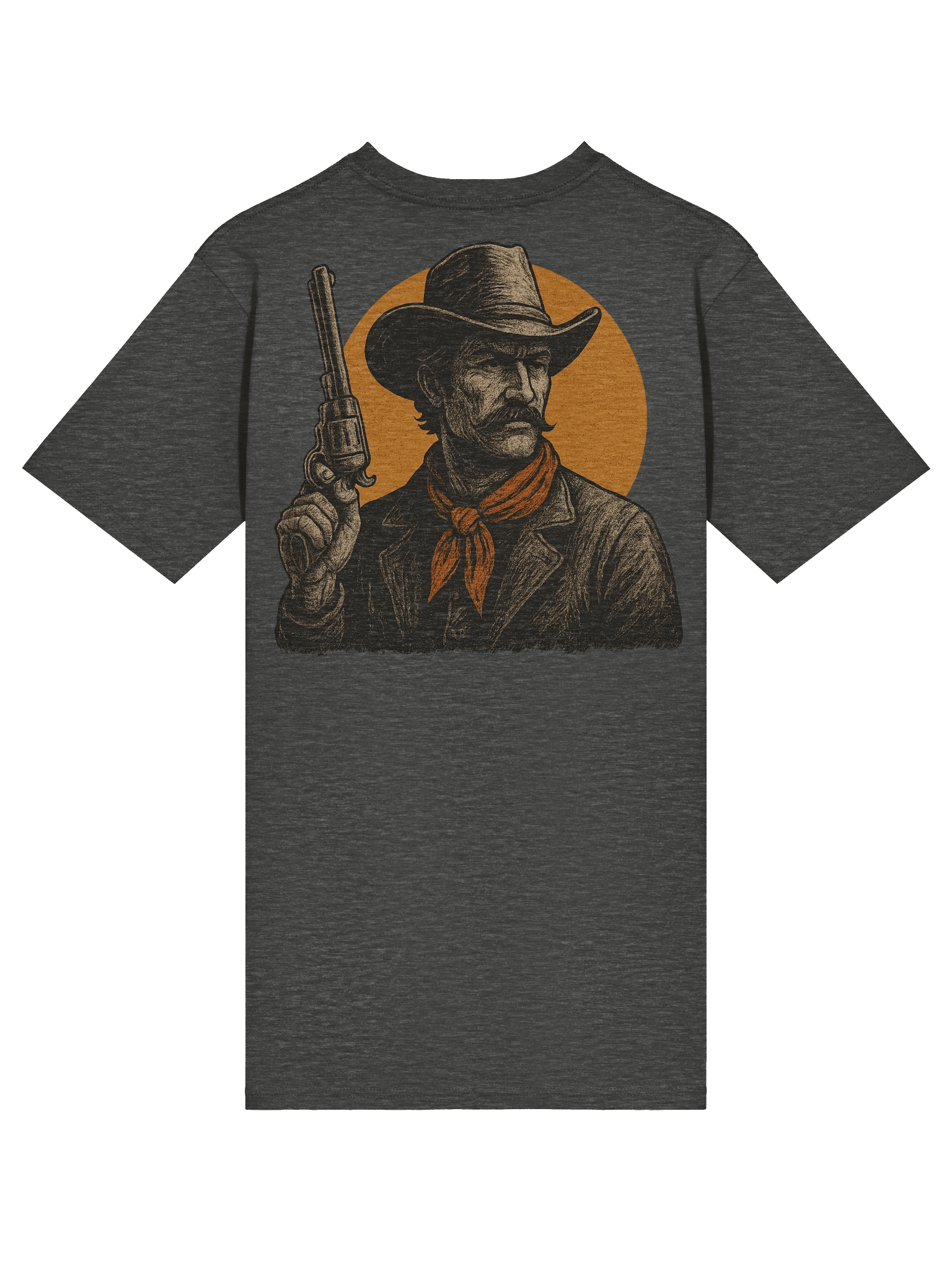 T-shirt premium épais “Cowboy & Soleil” – Édition La Poudre Noire product image (23)