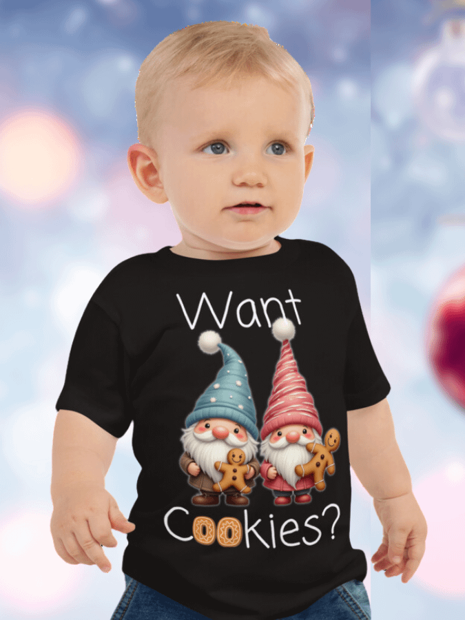 Want Cookies? Gnomie Baby Tee product image (1)