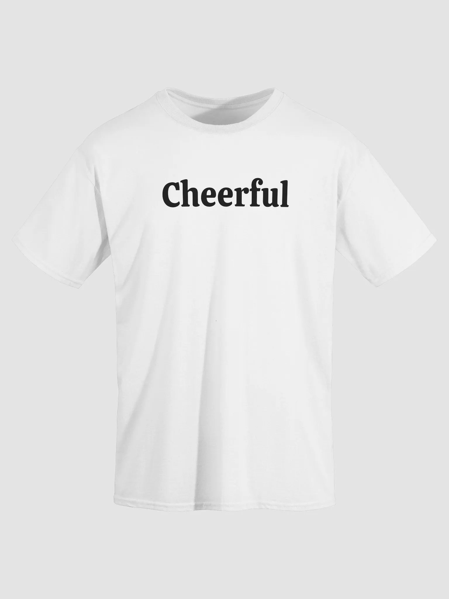 "Cheerful” My Vibe Cotton T-Shirt product image (4)