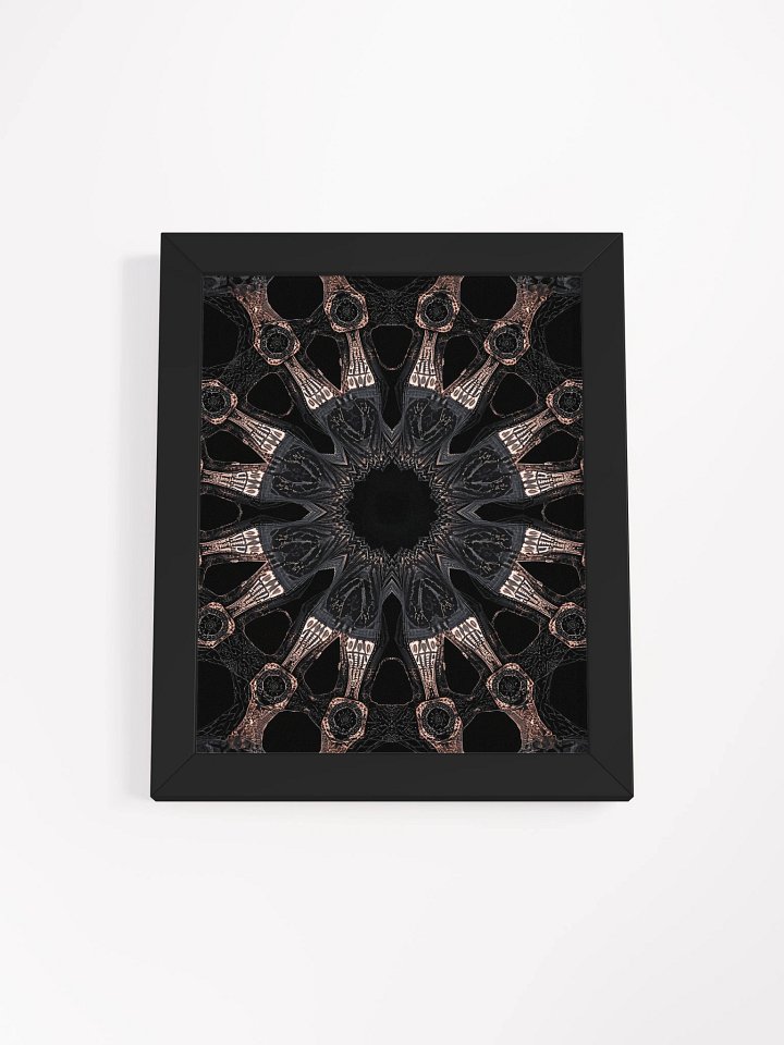 Digital Industrial Art: Abstract Symmetrical Wheel product image (1)