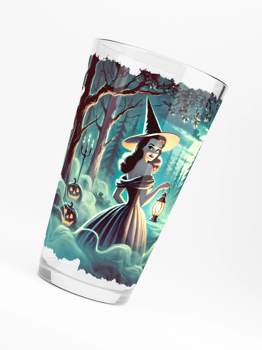 Witch in the Mist 16 oz Glass -Spooky Glassware product image (5)