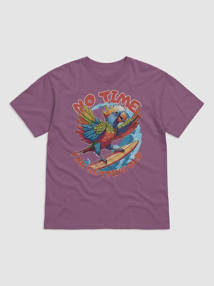 No Time For Getting Old Funny Parrot Surfing T-shirt product image (11)