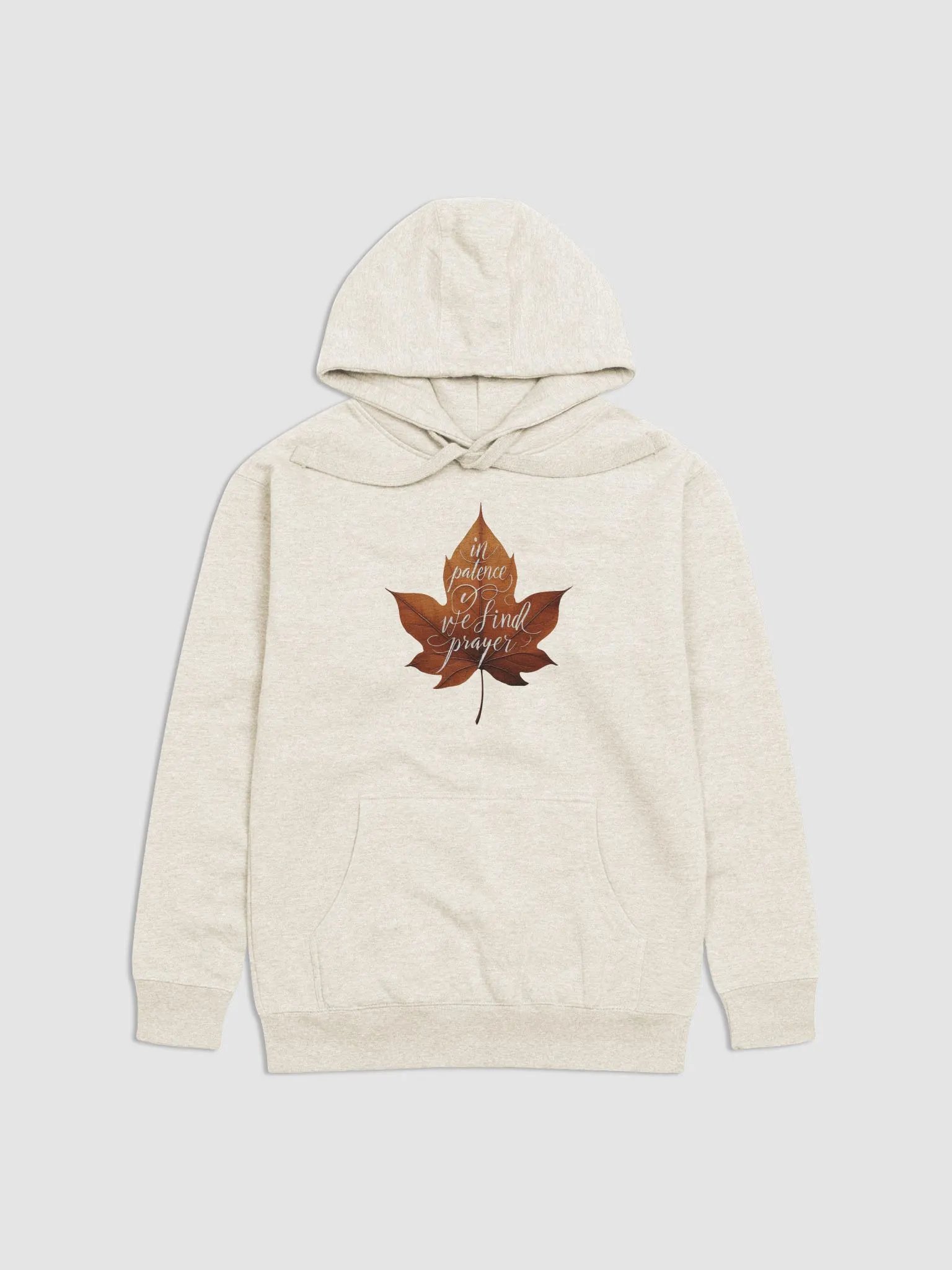 Maple Leaf Prayer Unisex Hoodie product image (1)