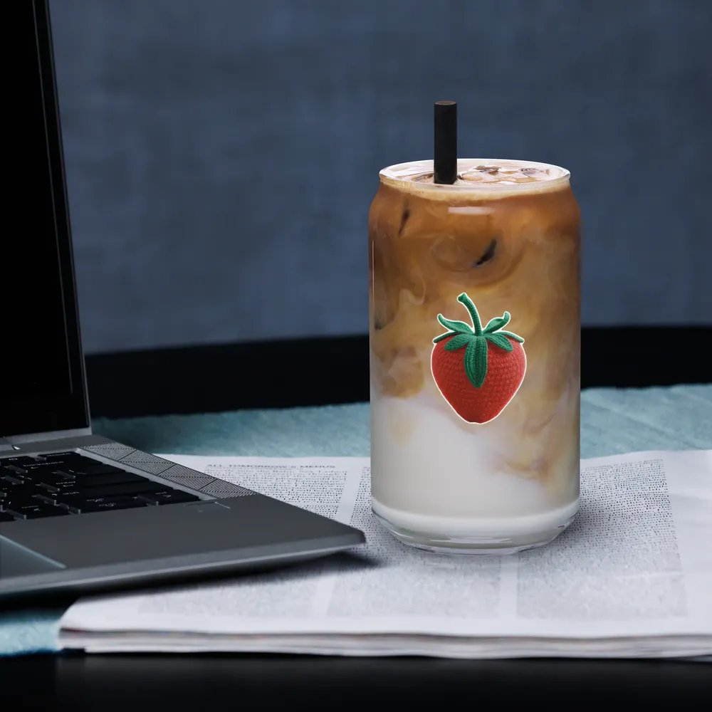 CozyAvocado Can Shaped Glass Strawberry #1 product image (33)
