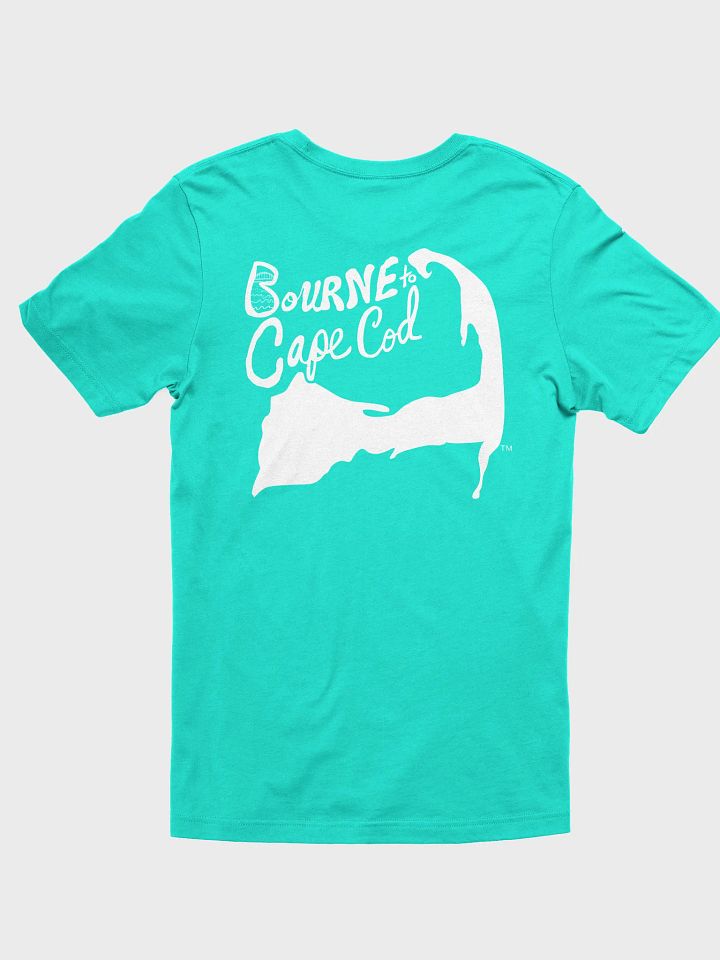 Men's | BOURNE to Cape Cod™ | Supersoft T-Shirt by Bella+Canvas | White Logo on Bright Colors product image (15)