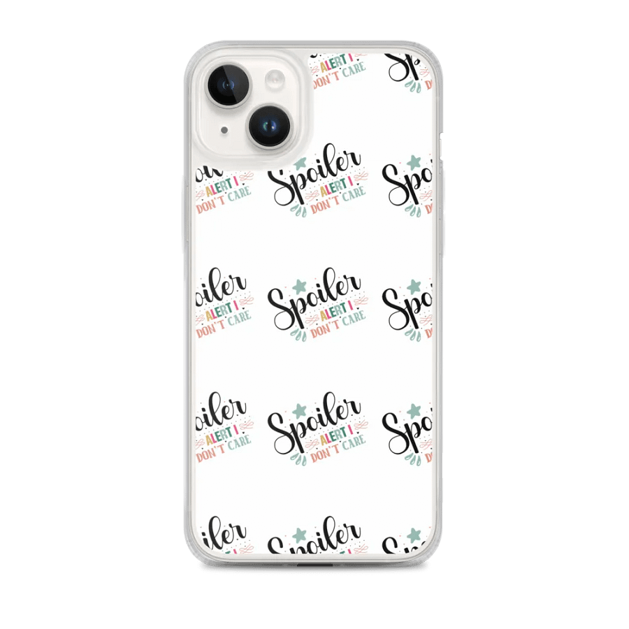 Cosmic Spoiler Alert iPhone® MagSafe® Clear Case product image (1)