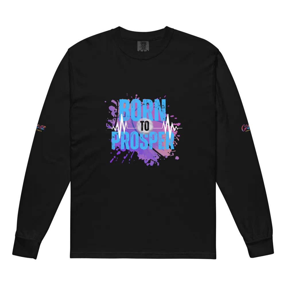 Elegant Born to Prosper Long Sleeve Shirt product image (3)