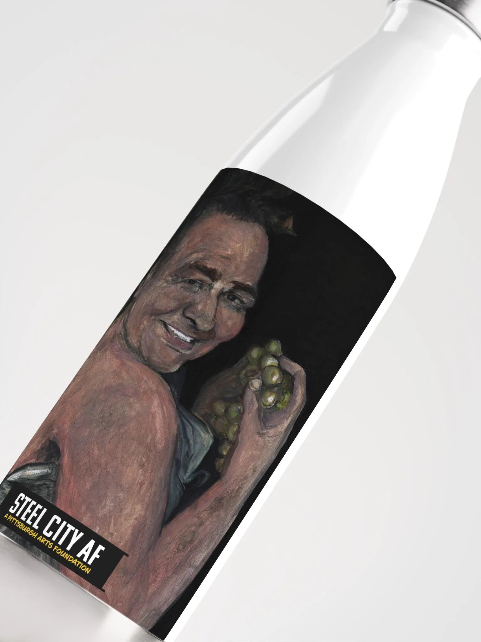 Masterpiece AF: Winters with Caravaggio Steel Water Bottle product image (5)