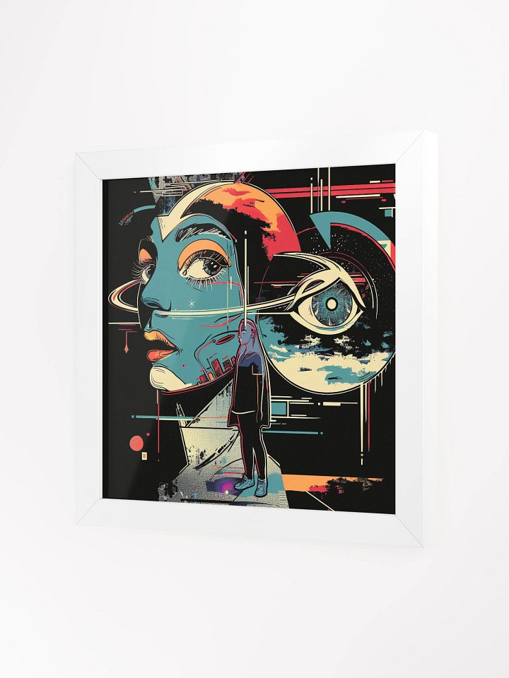 Ponder Past, Surreal Pop Art, Framed Print product image (2)