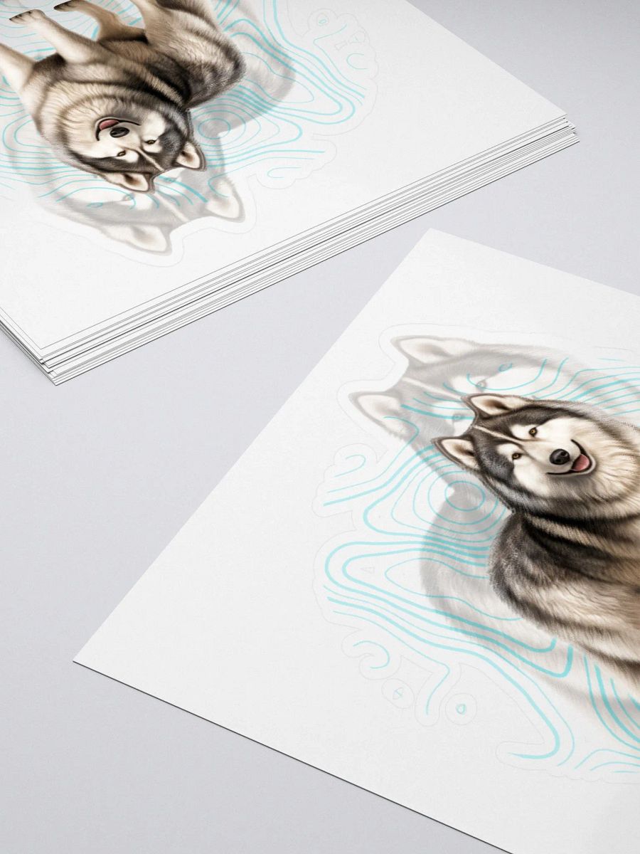 Shadowed Alaskan Malamute Sticker product image (5)