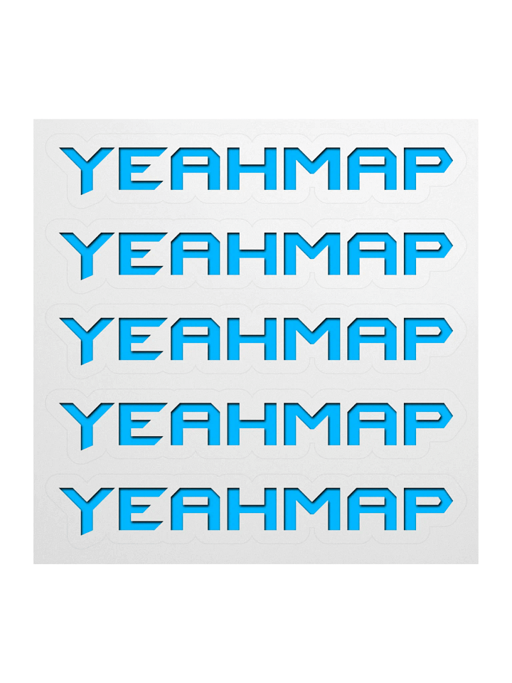 YEAHMAP - STICKER - BASIC product image (1)