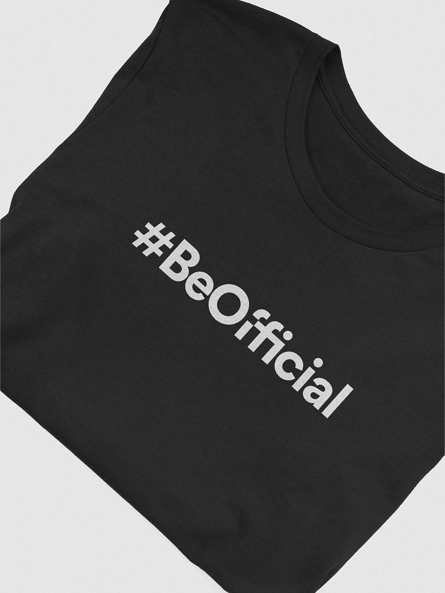 #BeOfficial Classic Black T-shirt product image (4)