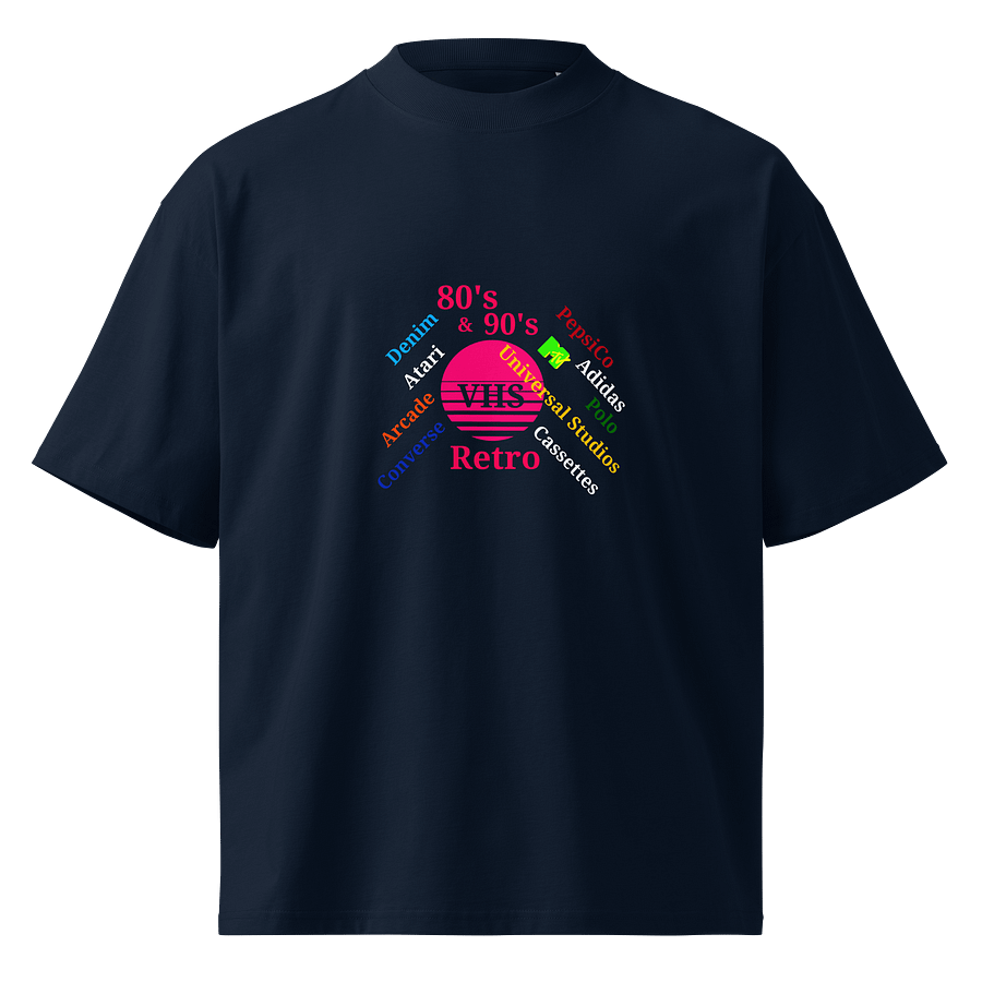 Retro VHS Nostalgia Organic T-Shirt product image (1)