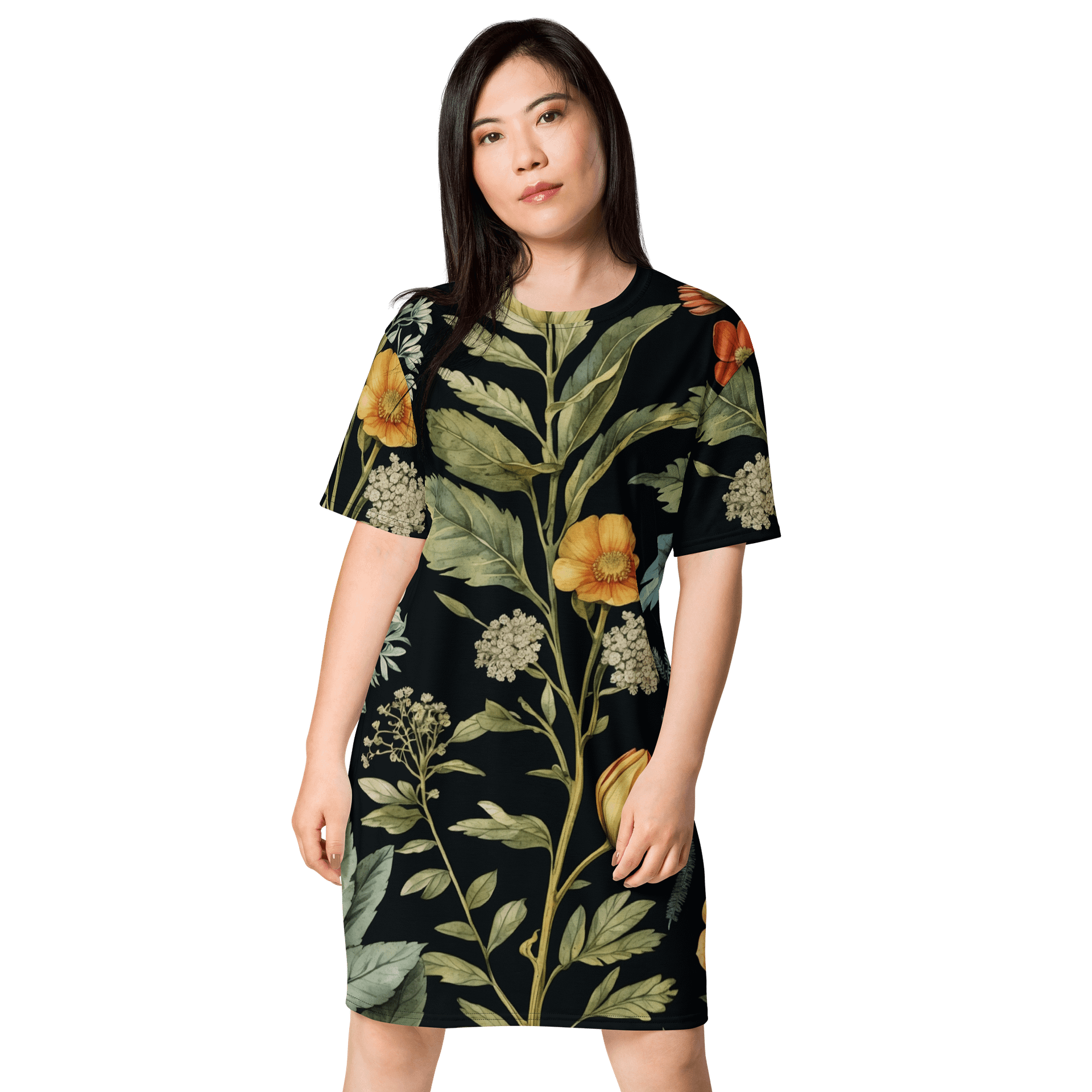 Ethereal Blossom T-Shirt Dress product image (1)