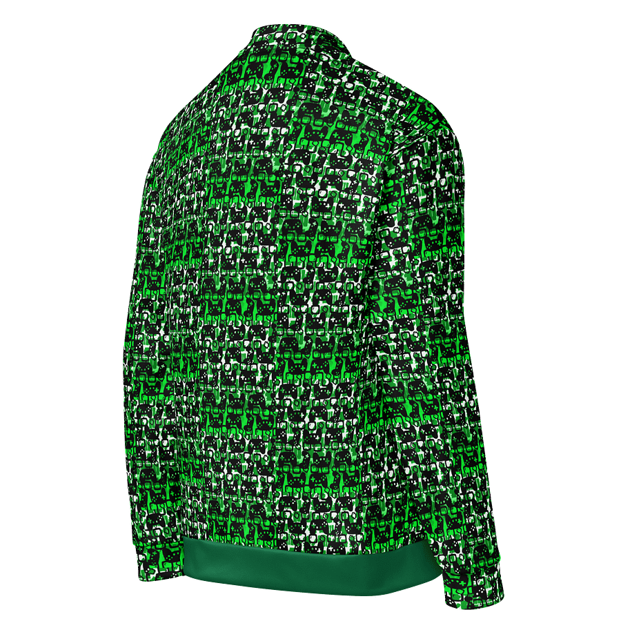 Story Lover Unisex Bomber Jacket (Green and Black) product image (4)