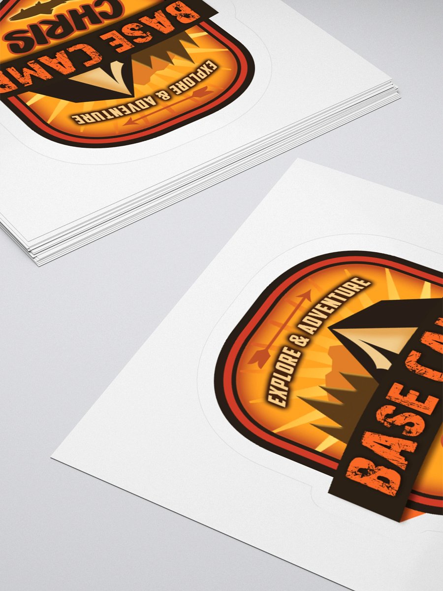 Explore and Adventure Base Camp Sticker product image (4)
