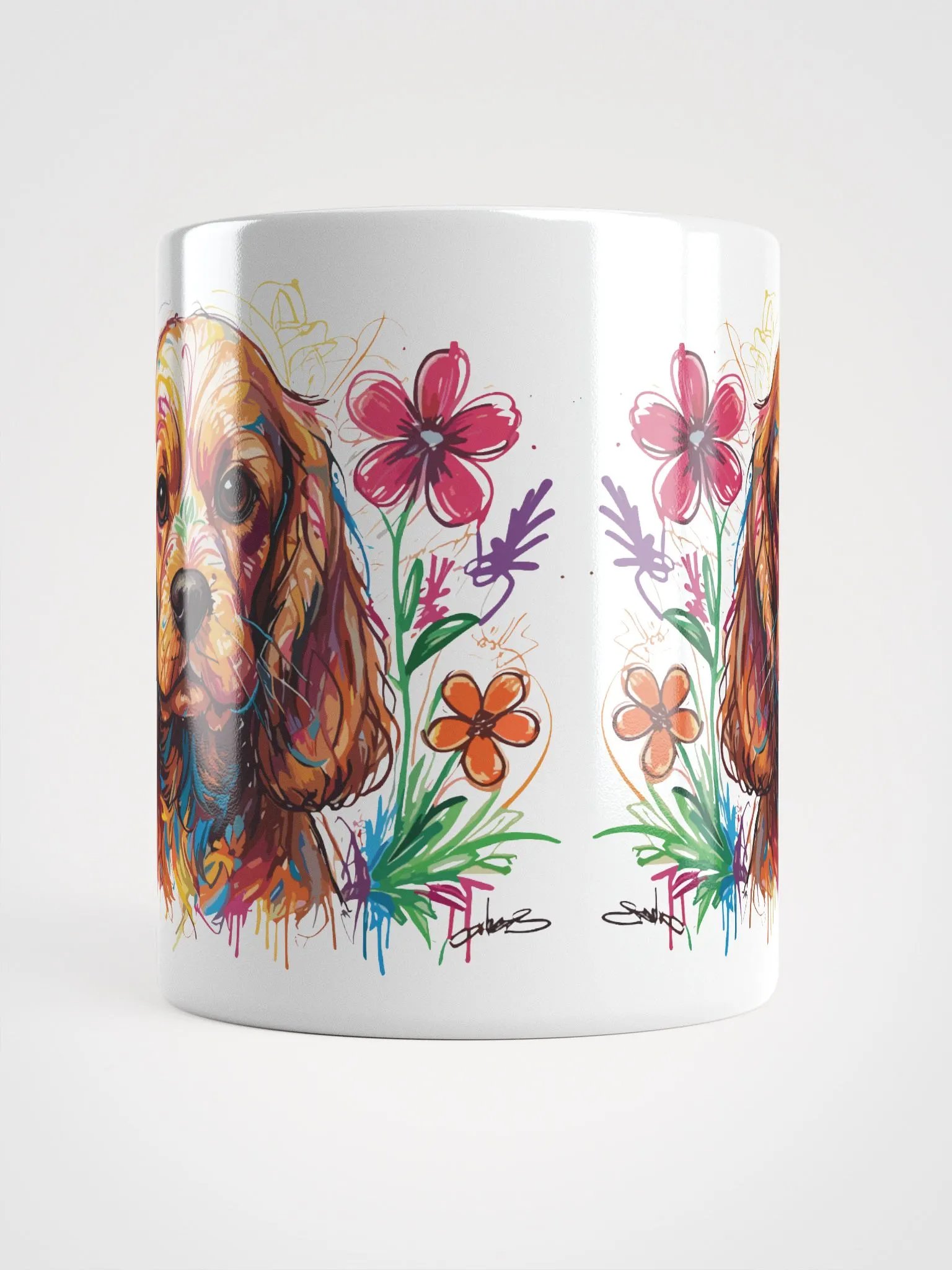 Scribbles Cocker Spaniel 4 , Mug product image (10)