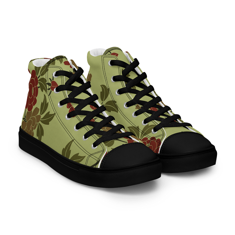 Japanese Floral. Top Canvas Shoes product image (8)