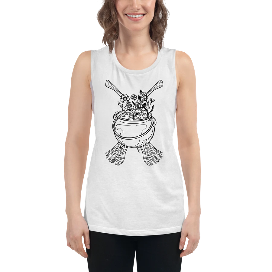 Henbane Coven Crest Bella+Canvas Women's Flowy Muscle Tank product image (50)