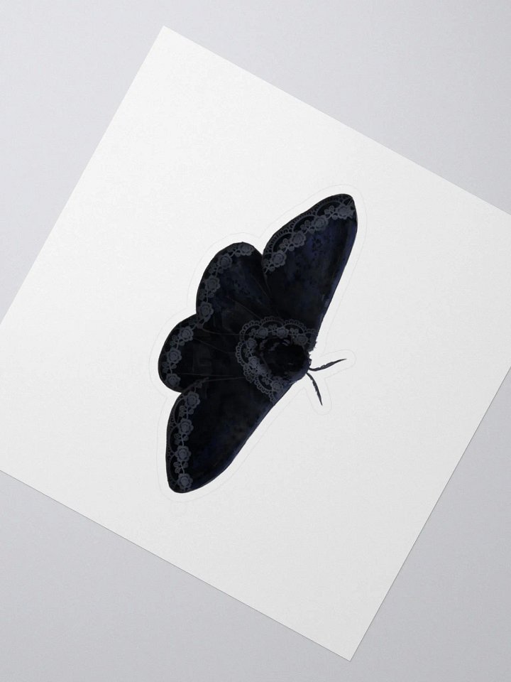 Gothic Lace Moth Sticker product image (5)