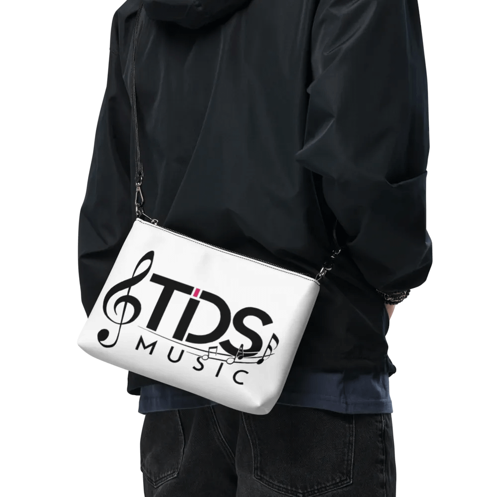 TDS Music All-Over Print Crossbody Bag - White with Musical Design product image (6)