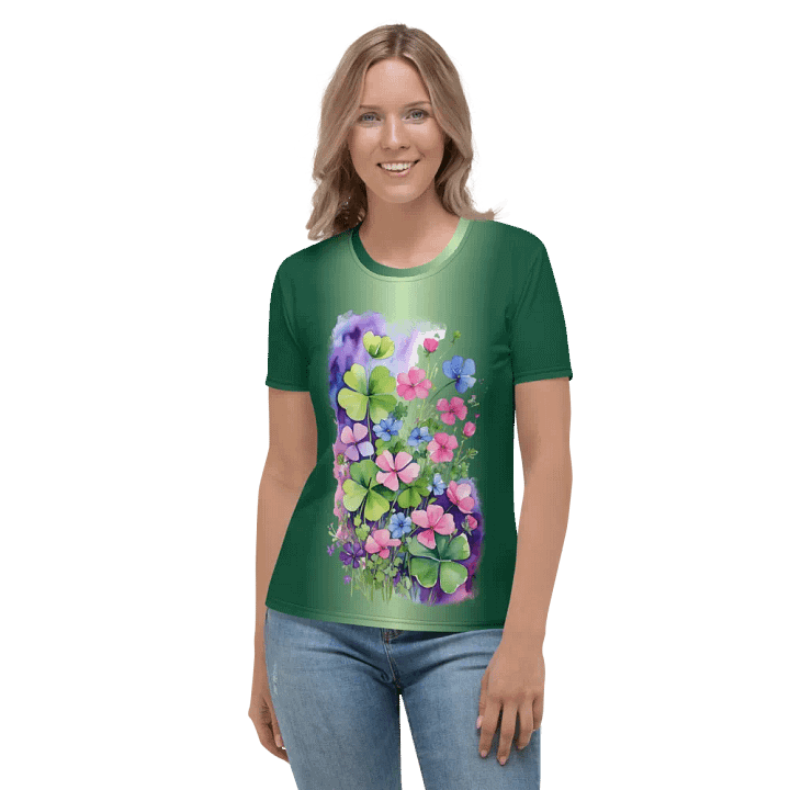 St. Patricks Day Clovers T-shirt product image (2)