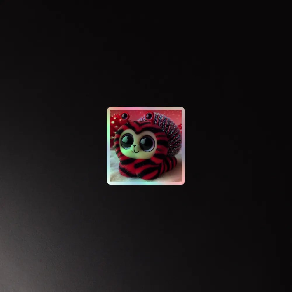 Whimsical Snail Holographic Sticker Sheet product image (4)