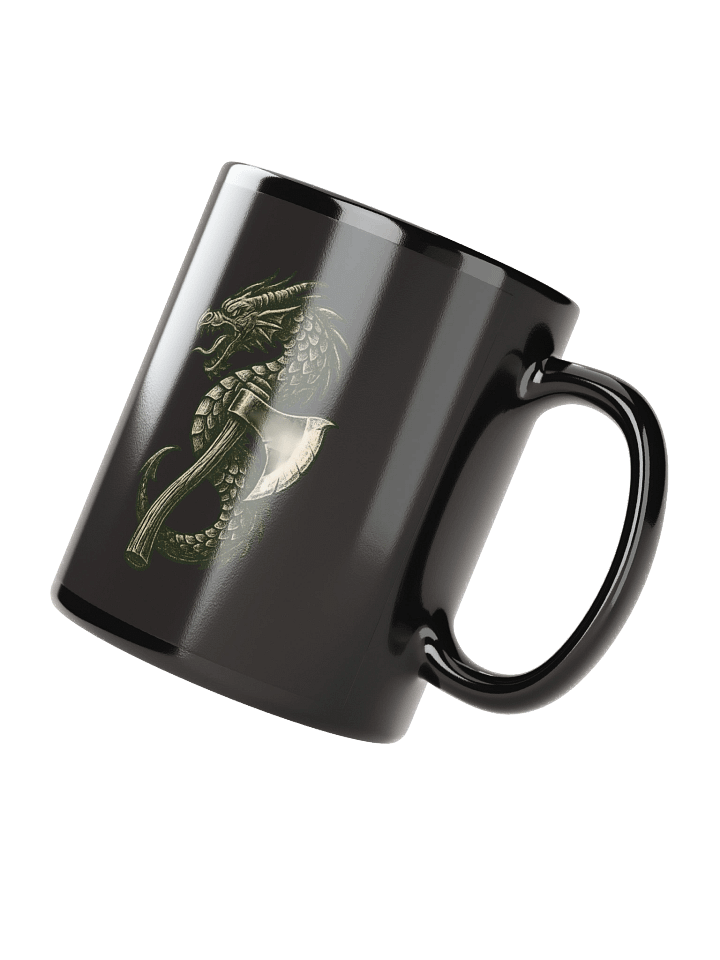 Coffee Mug Rugged Sportsmen Nordic Dragon Axe product image (4)