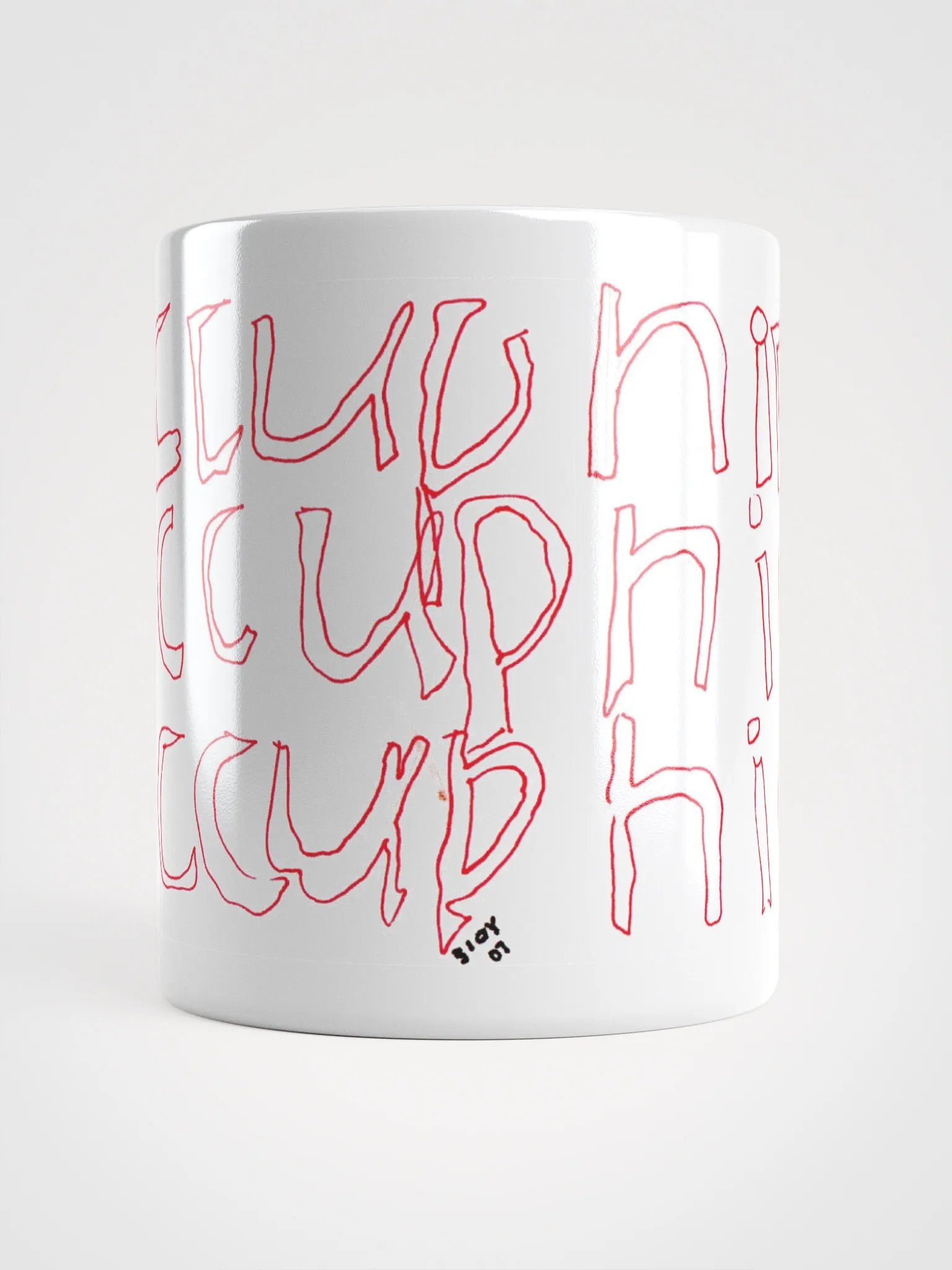 Hiccup White Glossy Mug product image (1)