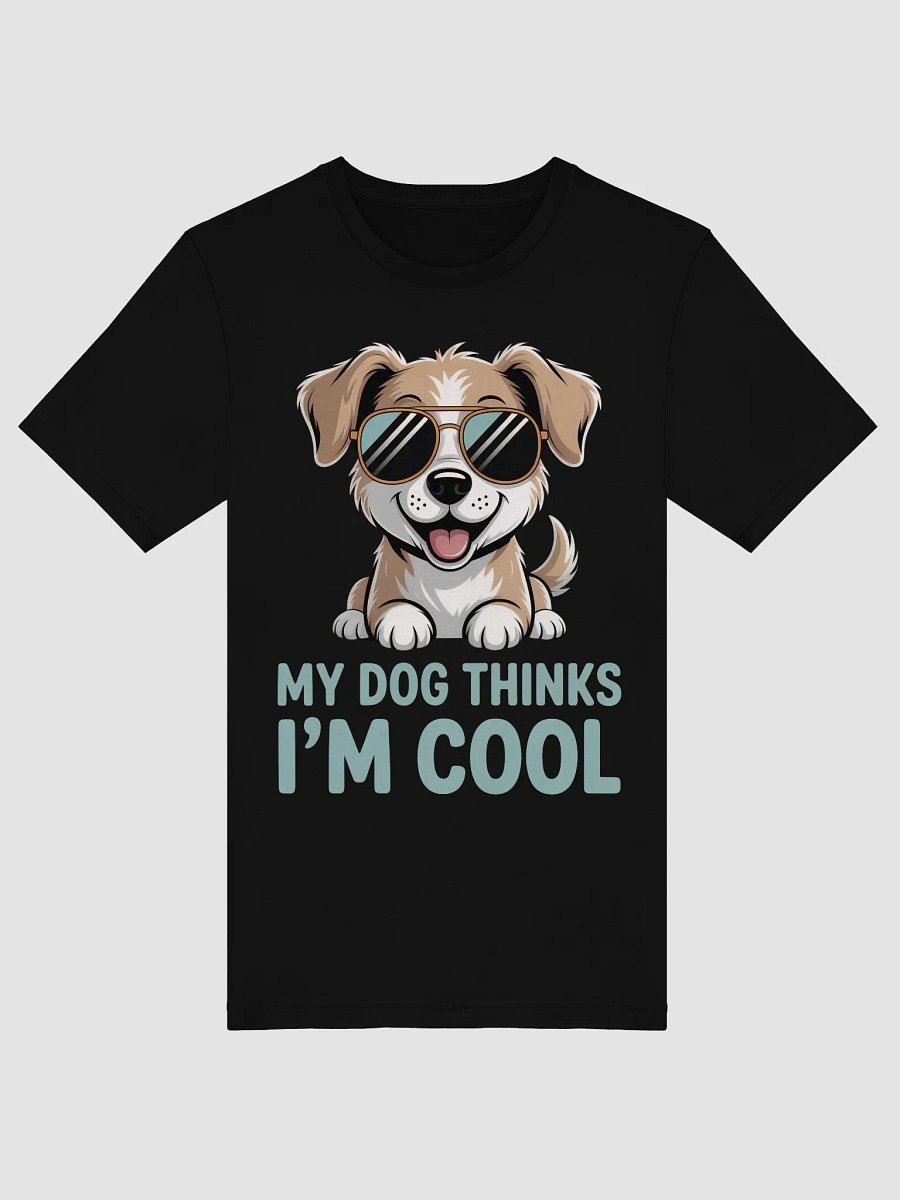 My Dog Thinks I'm Cool – Golden Retriever Cartoon T-Shirt product image (5)