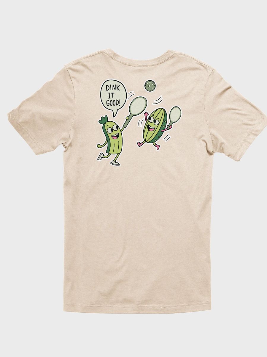Dink It Good Pickleball Supersoft T-Shirt (Back Print) product image (63)