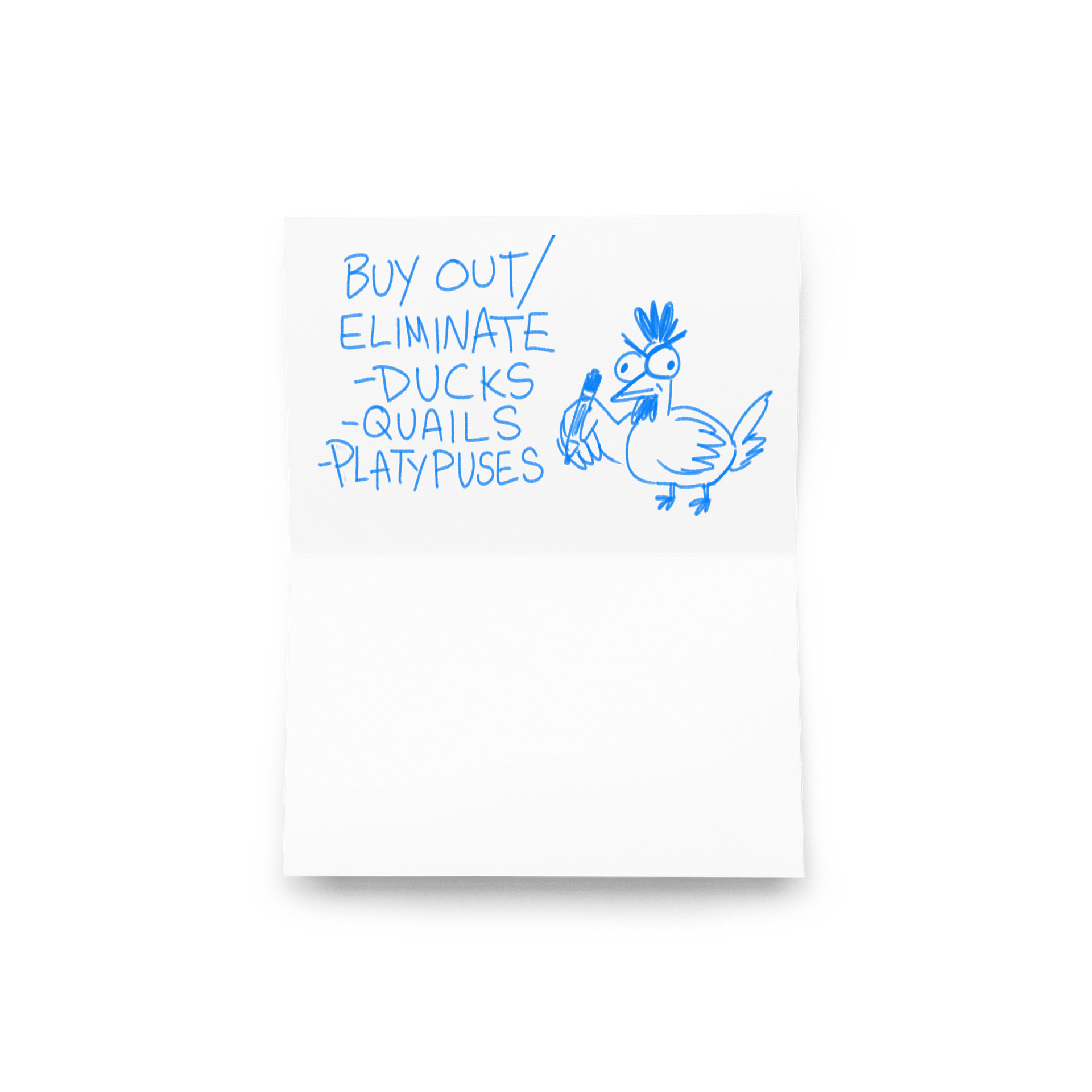 "Chickens figure out enshittification" card product image (7)