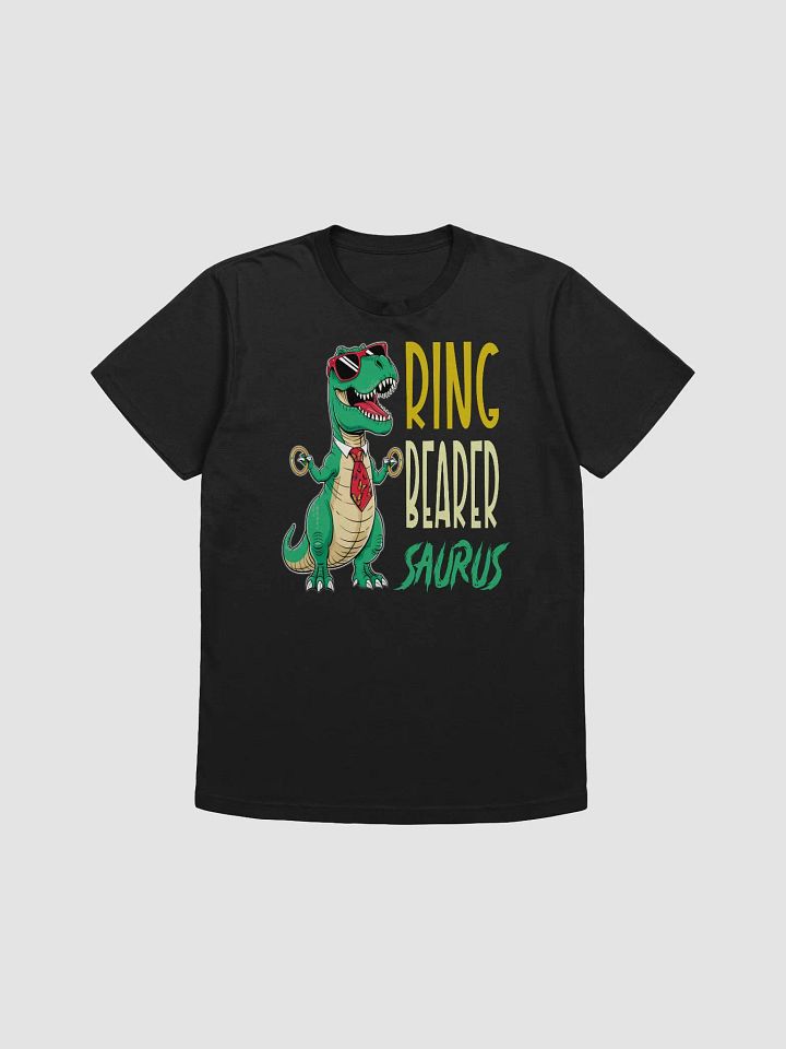 Ring Bearer Saurus Wedding T-Shirt | Cute Dinosaur Tee for the Ring Bearer product image (6)