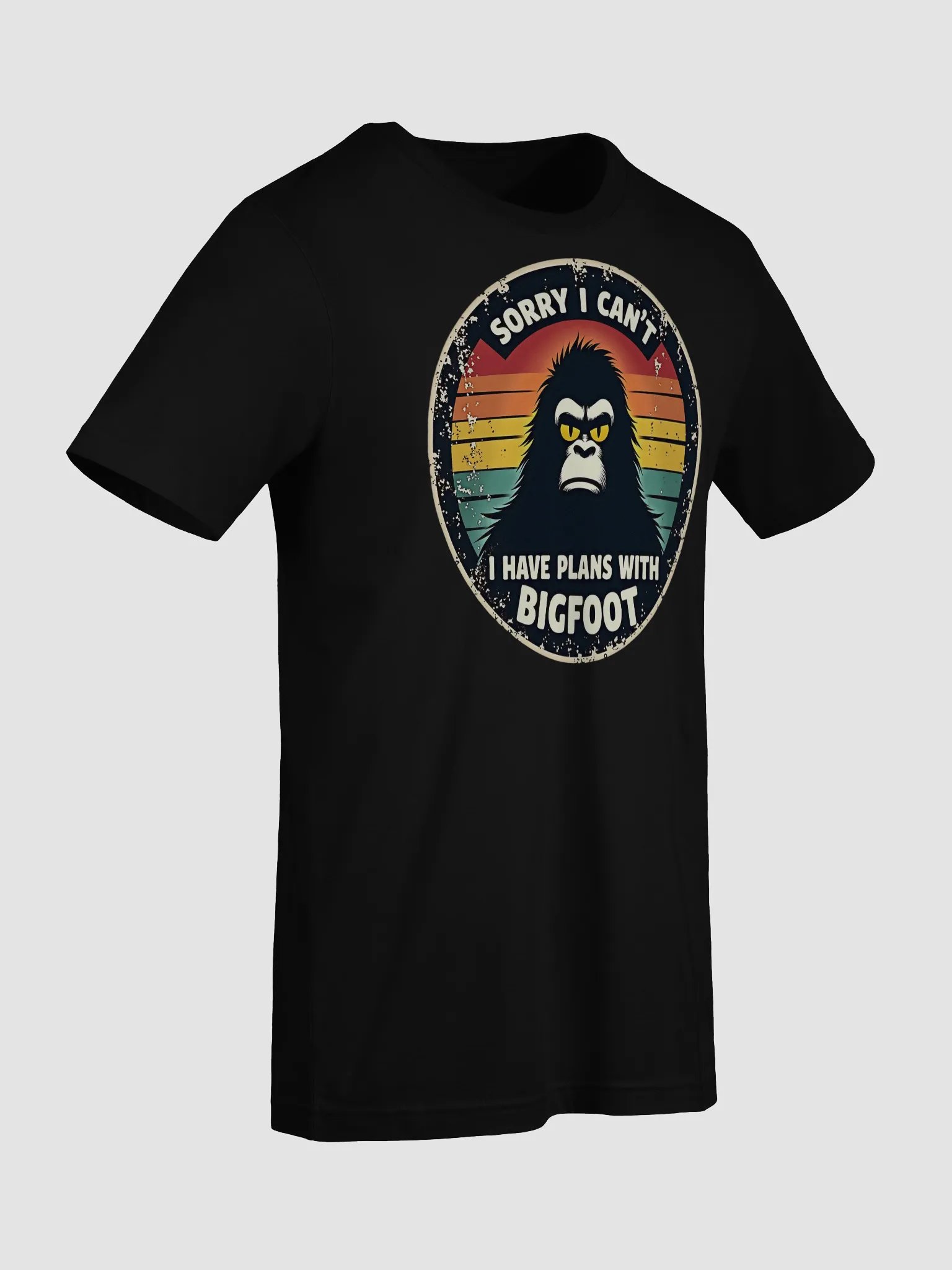 Sorry I Can't I Have Plans With Bigfoot Vintage Retro | Funny Sarcastic Tee product image (10)