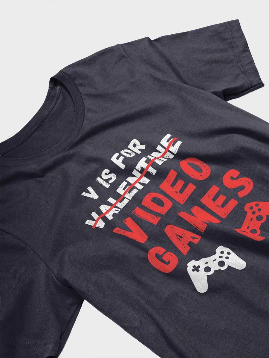 V Is For Video Games - Unisex T-shirt Bella Canvas 3001 product image (11)