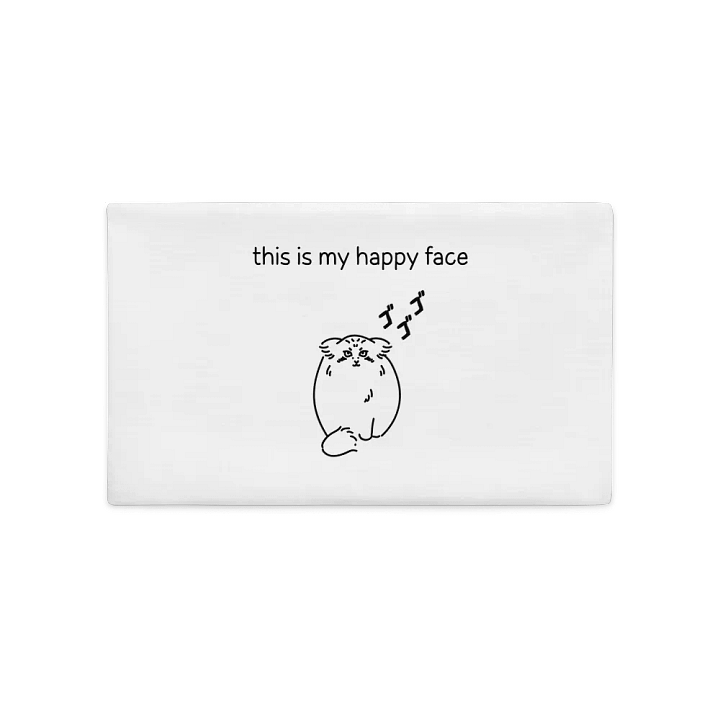 This Is My Happy Face - Pillow Case product image (2)