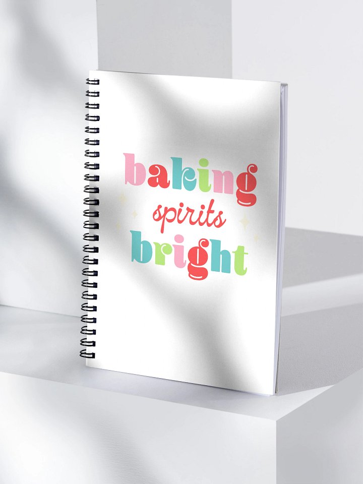 Baking Spirits Bright Notebook product image (2)
