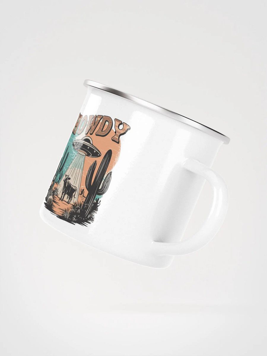 "Howdy-UFO" enamel Mug product image (3)