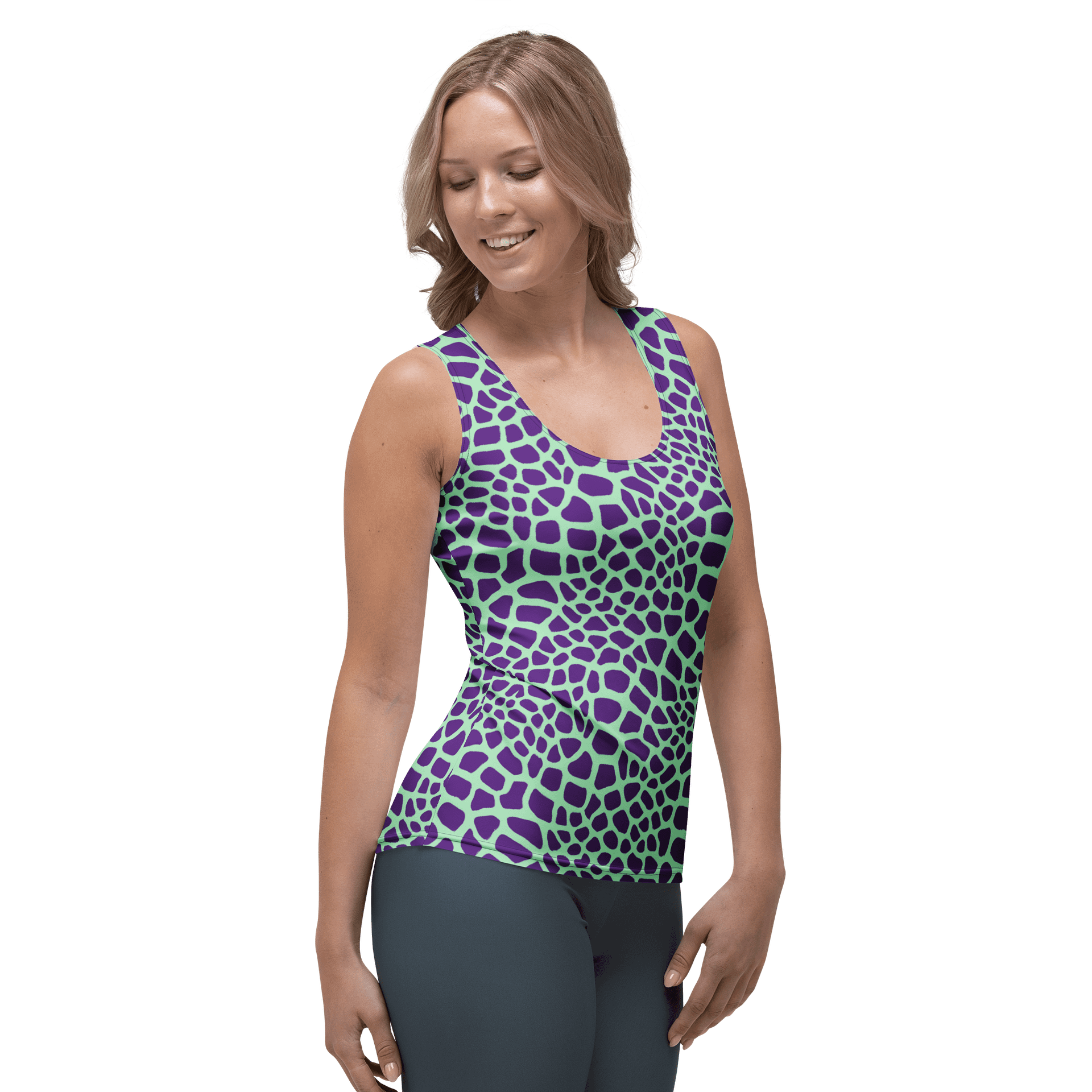 Green Giraffe Tank Top product image (4)