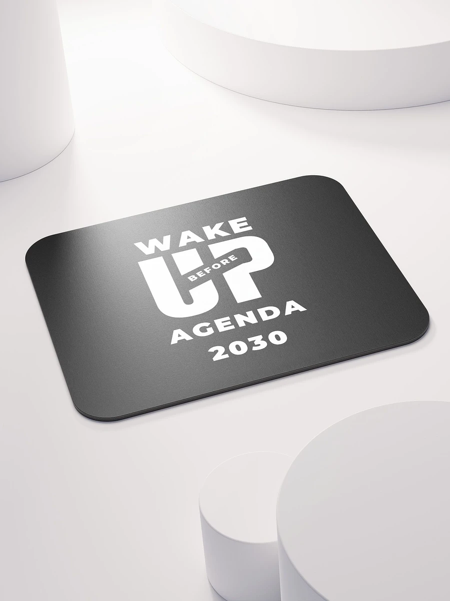 Black Mouse Pad Wake Up before Agenda 2030 product image (5)
