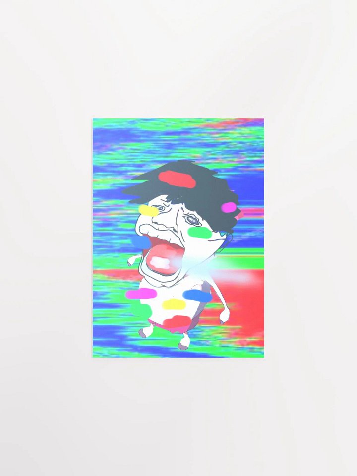 GlitchedMastery Screaming Poster product image (1)