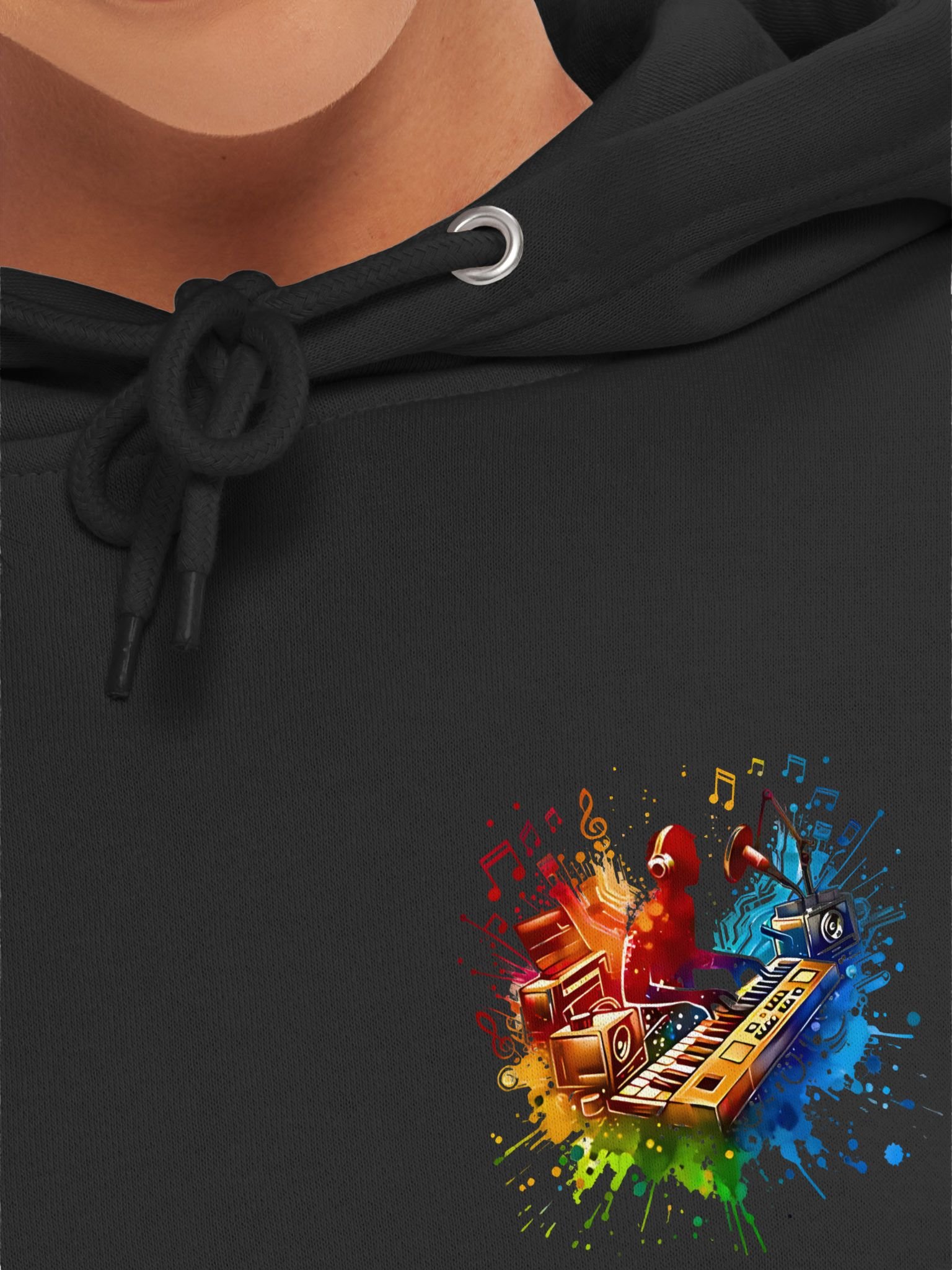 Retro Music Explosion Hoodie product image (8)